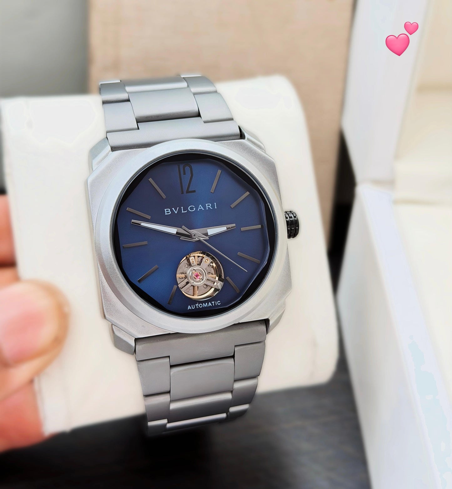 BVLGARI Octo Roma Tourbillon Automatic Blue green
