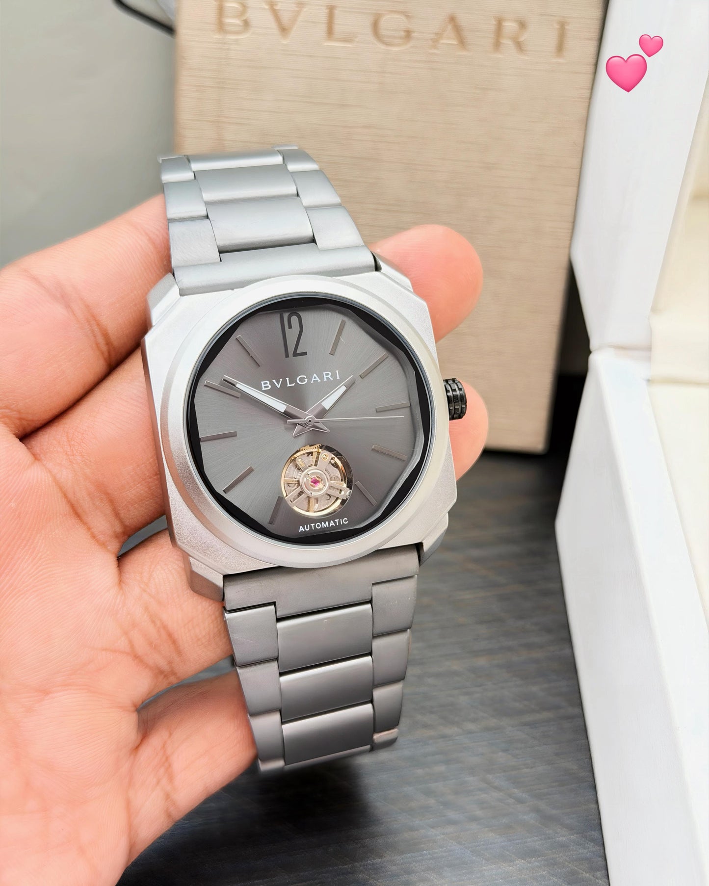 BVLGARI Octo Roma Tourbillon Automatic Blue green