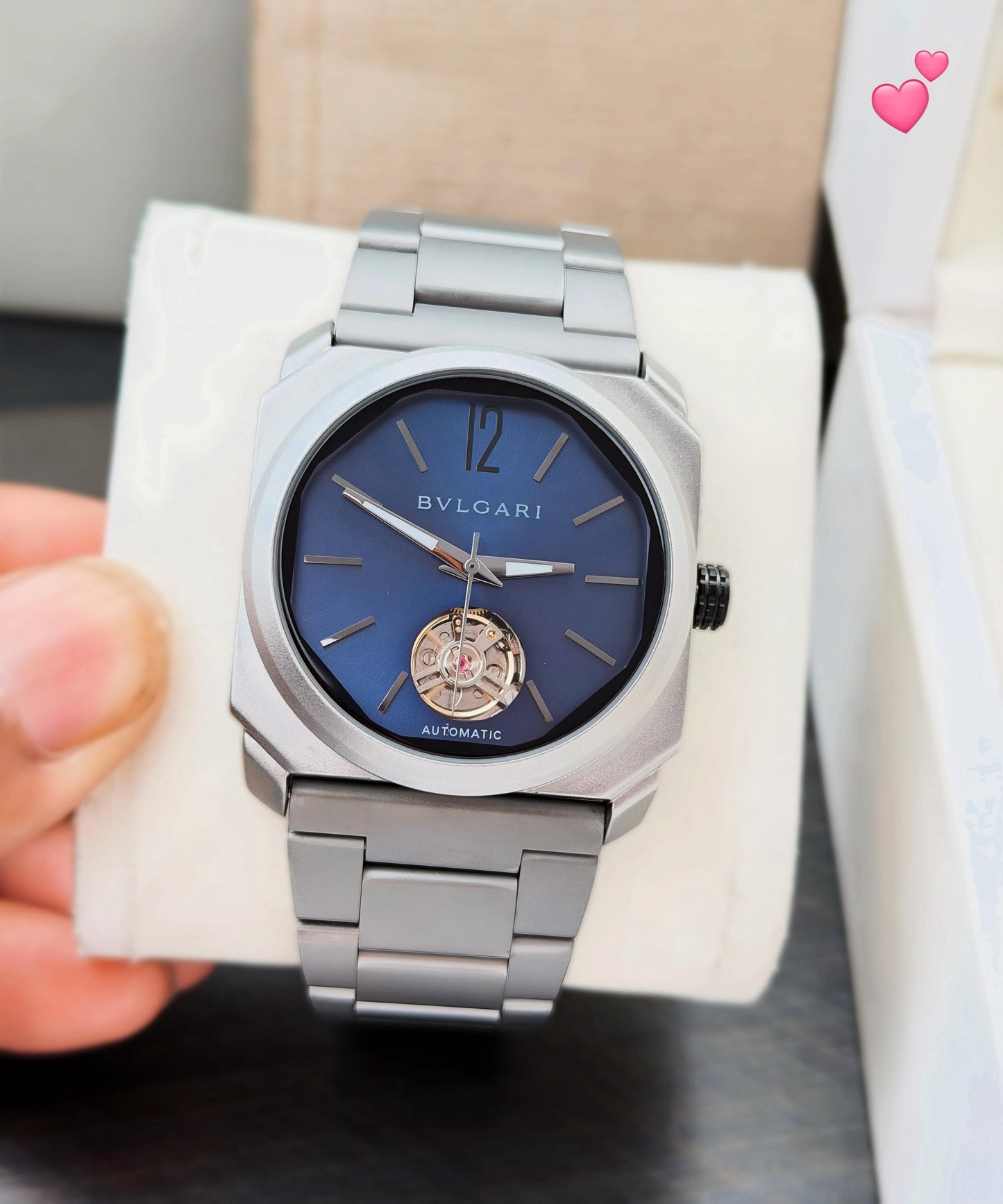 BVLGARI Octo Roma Tourbillon Automatic Blue green