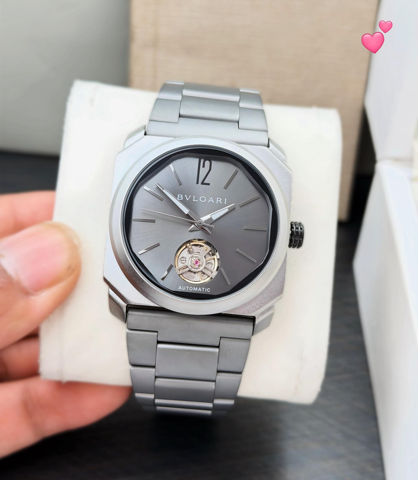 BVLGARI Octo Roma Tourbillon Automatic Blue green