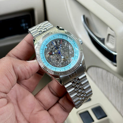 Rolex Men’s Automatic Numeral Skeleton Watch