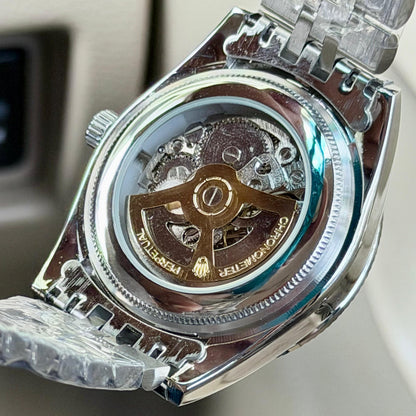 Rolex Men’s Automatic Numeral Skeleton Watch