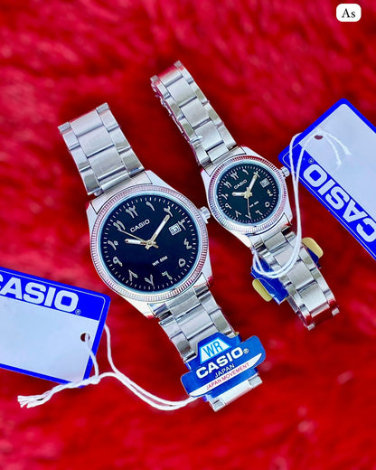 Casio Arabic dial Couple watch