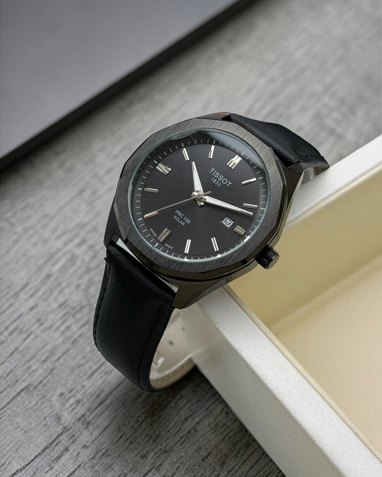 TISSOT with leather belt