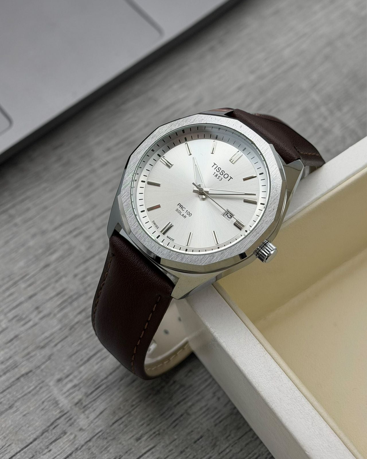 TISSOT with leather belt