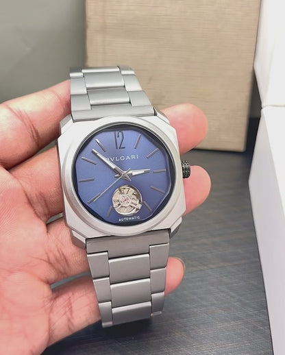 BVLGARI Octo Roma Tourbillon Automatic Blue green